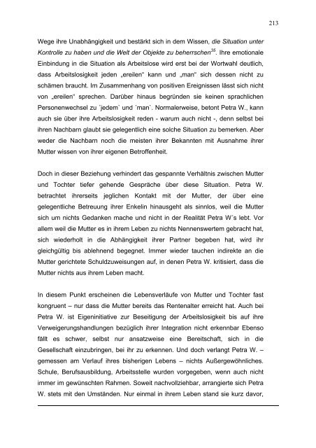 156 IV.1. Beobachtungsprotokoll zum Interview 2: Petra Wiesow Tag ...