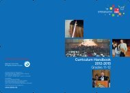 Curriculum Handbook 2012-2013 Grades 11-12 - International ...