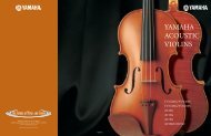 YAMAHA ACOUSTIC VIOLINS - Ymusic.kz