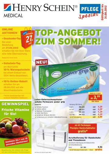 TOP-ANGEBOT ZUM SOMMER! - Henry Schein Medical