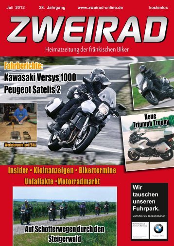 Kawasaki Versys 1000 Peugeot Satelis 2 - ZWEIRAD-online