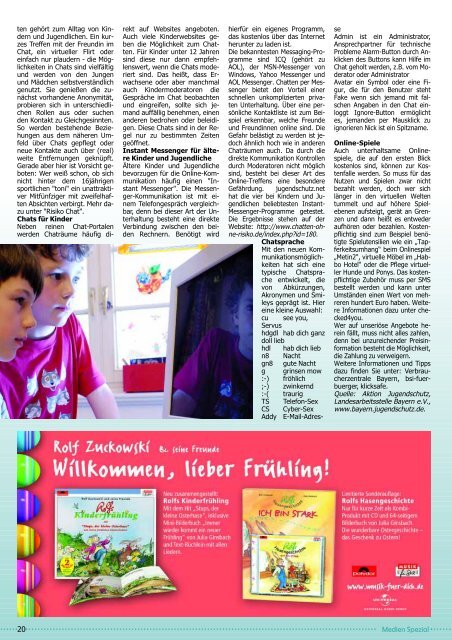 Heft 2 - MÃ¤rz 2010 - Zwergerl Magazin
