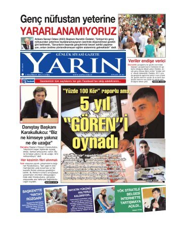 yarÃ„Â±n