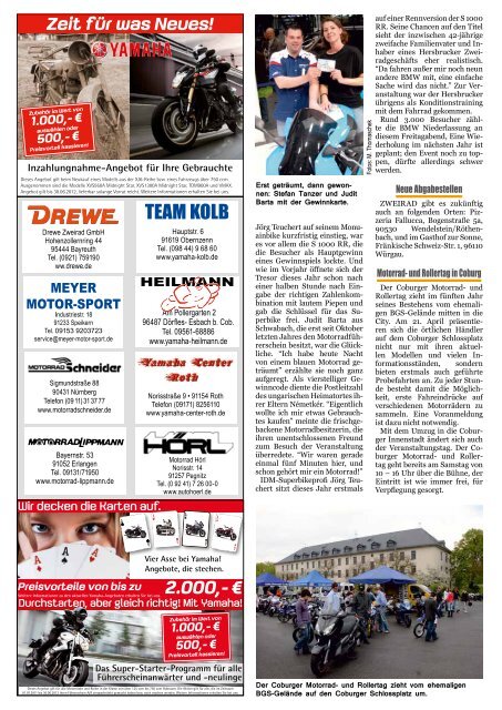 Nachlese: BIKE&amp;FUN Insider: Motorradmarkt: - ZWEIRAD-online