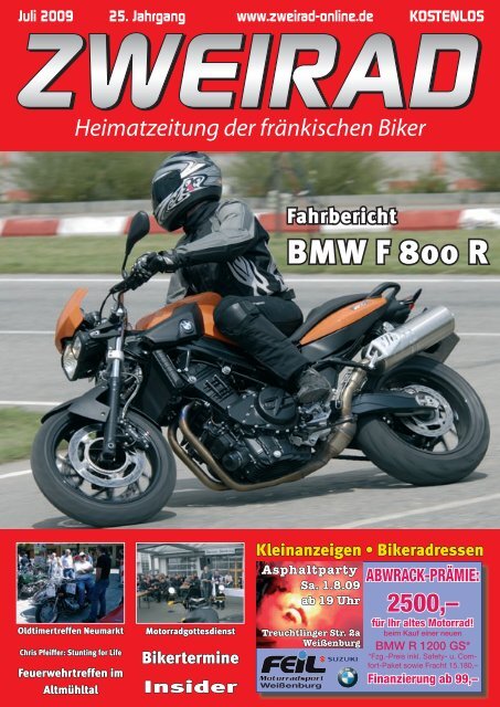 BMW F 800 R ZWEIRAD online BMW F 800 R ZWEIRAD online