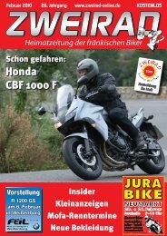 Honda CBF 1000 F Honda CBF 1000 F - ZWEIRAD-online