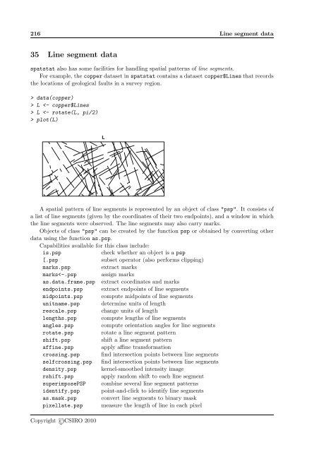 Analysing spatial point patterns in R - CSIRO