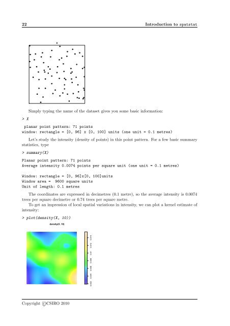 Analysing spatial point patterns in R - CSIRO