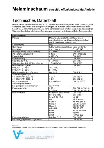 Technisches Datenblatt