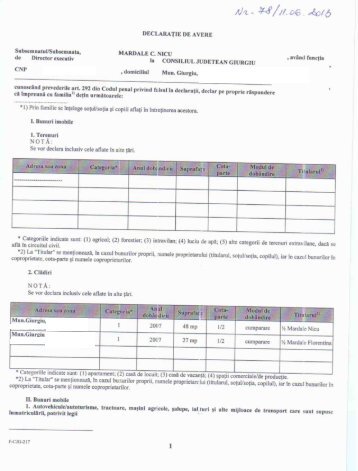 Declaratie de avere mardale nicu.pdf - Consiliul JudeÅ£ean Giurgiu