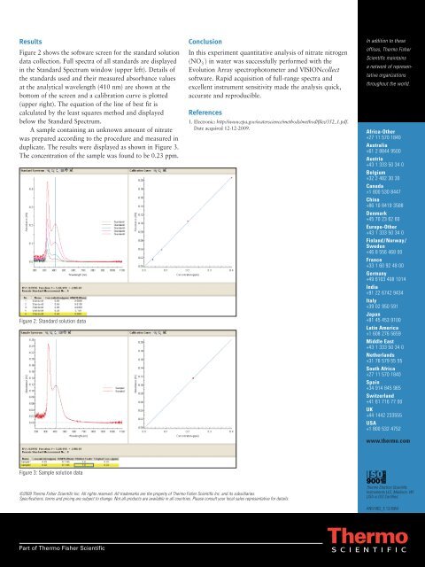 Analysis of Nitrate Nitrogen (NO3-) in Water by the EPA Approved ...