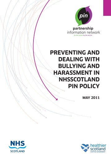 Preventing and Dealing with Bullying and Harassment - Scottish ...