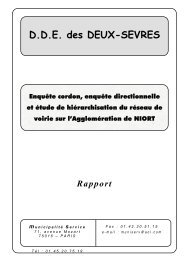 Enquête OD Route - Communauté d'Agglomération de Niort