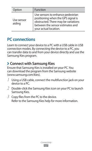 GT-S7500 user manual - Samsung Galaxy Ace Plus - Virgin Media