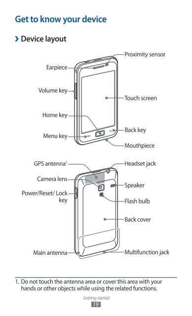 GT-S7500 user manual - Samsung Galaxy Ace Plus - Virgin Media