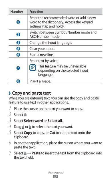 GT-S7500 user manual - Samsung Galaxy Ace Plus - Virgin Media