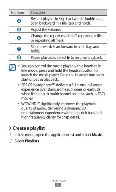 GT-S7500 user manual - Samsung Galaxy Ace Plus - Virgin Media