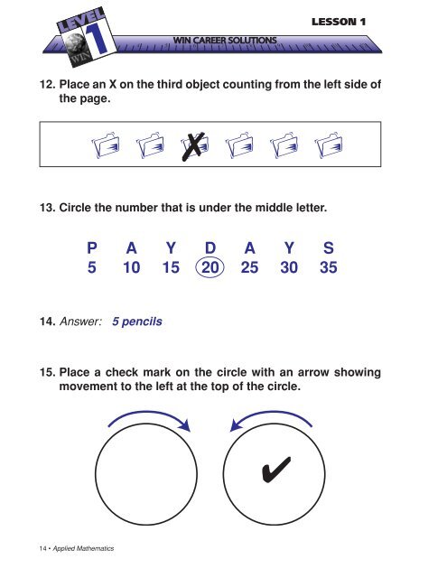 Lessons and Worksheets