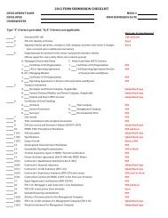 Firm Submission Checklist