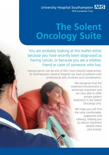 Solent Oncology Suite leaflet - University Hospital Southampton ...