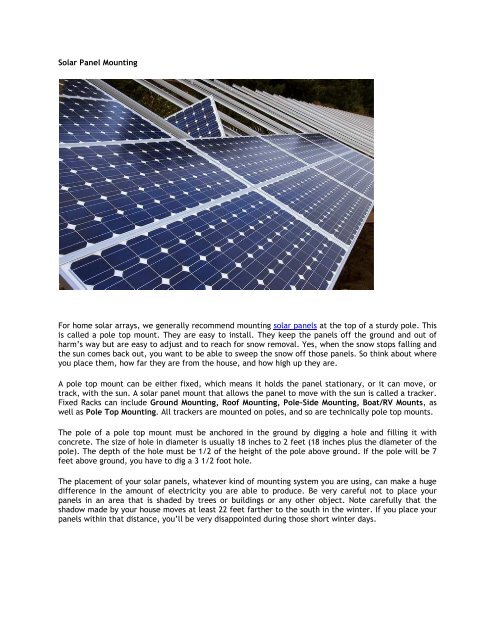 How Do Solar Panel Work? A solar panel is a ... - Digital Consummate