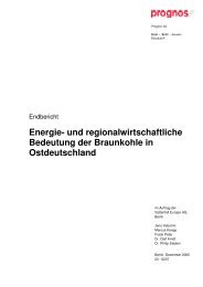 und regionalwirtschaftliche Bedeutung der ... - Braunkohle-Forum