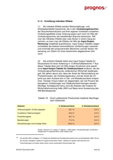 und regionalwirtschaftliche Bedeutung der ... - Braunkohle-Forum