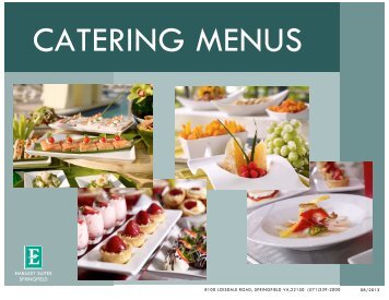2013 Catering Menus (PDF) - Embassy Suites
