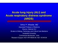 Acute lung injury (ALI) and Acute respiratory distress syndrome ...