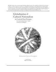 Globalization and Cultural Nationalism in Hungary - Left Curve
