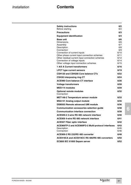 sepam 20 user manual -  Schneider Electric