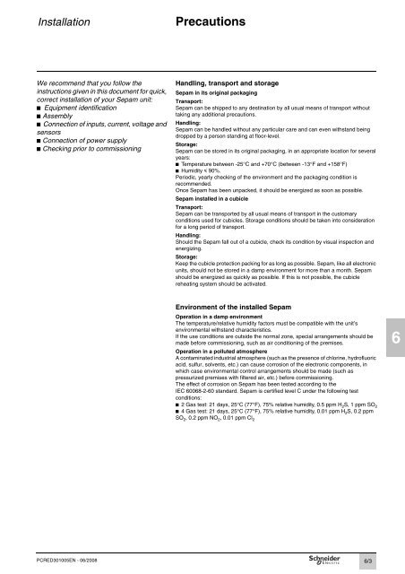 sepam 20 user manual -  Schneider Electric