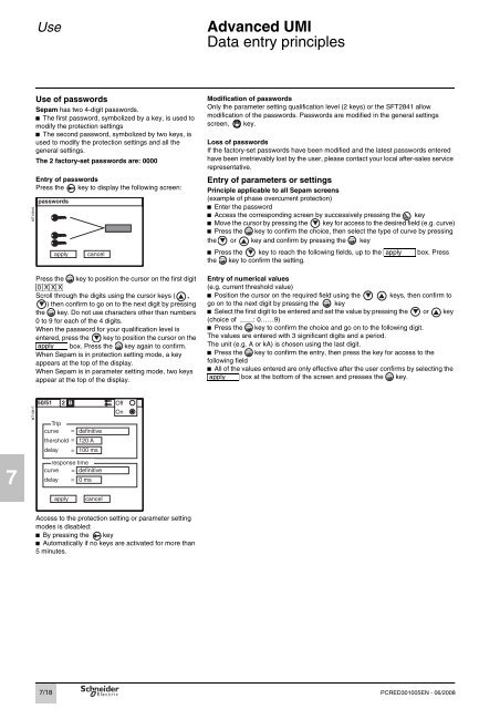 sepam 20 user manual -  Schneider Electric