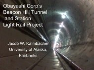 Obayashi Corp's Beacon Hill Tunnel and Station Light Rail Project