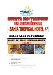 DEL 10 AL 12 DE FEBRERO 146.35€ - Viajes-Besaya.Com