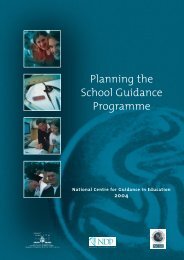 Planning the School Guidance Programme - National Centre for ...
