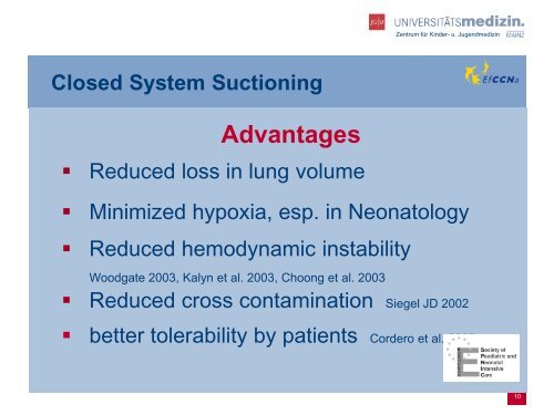 Endotracheal suctioning in children