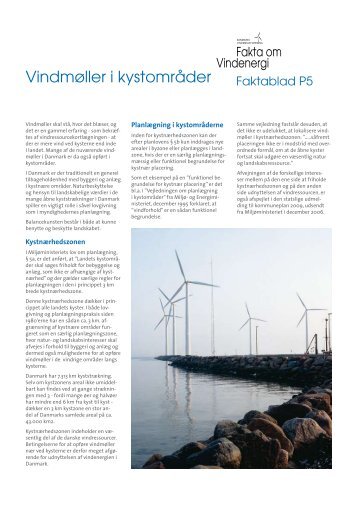 P5 Vindmøller i kystområder - Danmarks Vindmølleforening