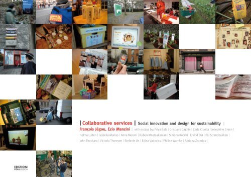 Collaborative Services, Social Innovation and Design for Sustainability