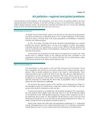 Acid rain and ozone layer depletion