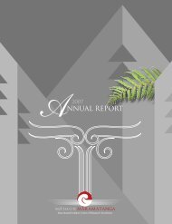 2007 Annual Report - NgÄ Pae o te MÄramatanga