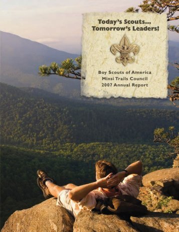 07BSA annual report - Minsi Trails