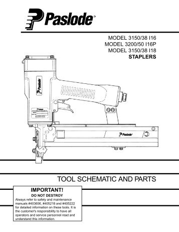 Paslode Framing Nailer Parts Diagram Wiring Site Resource