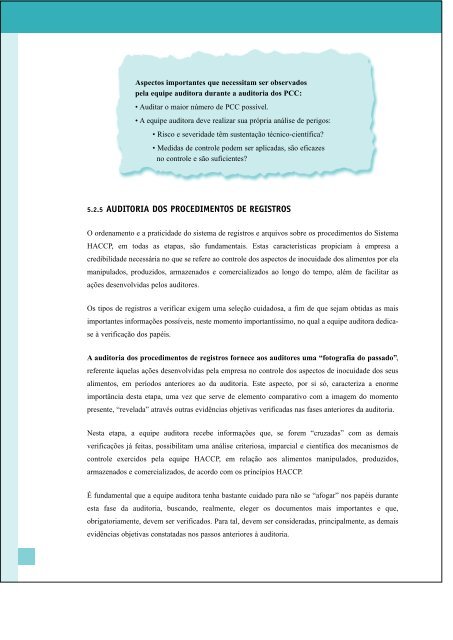 auditoria - Inocuidade de Alimentos