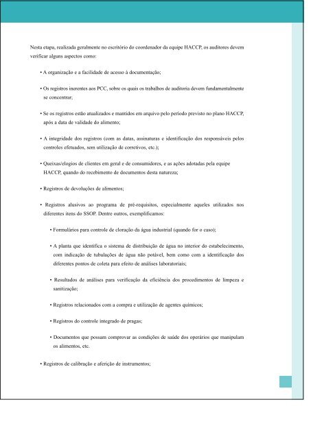 auditoria - Inocuidade de Alimentos