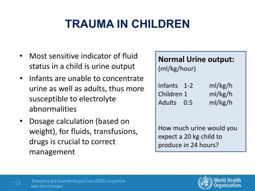 Principles and Techniques of Trauma Care