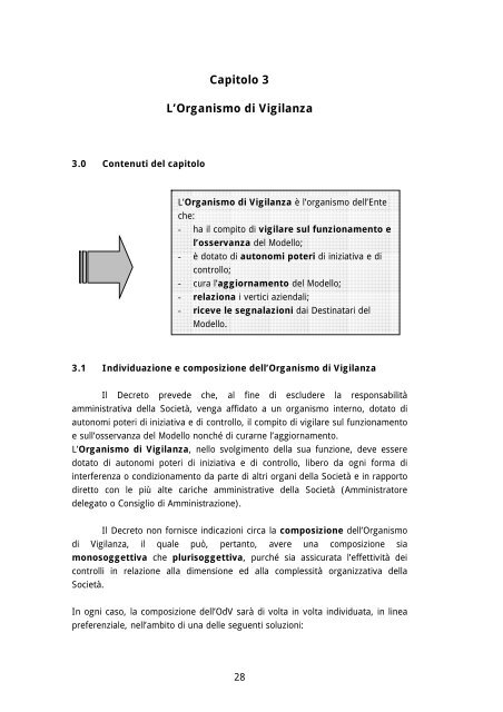 Modello di Organizzazione, Gestione e Controllo e Codice etico - Pam