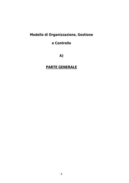 Modello di Organizzazione, Gestione e Controllo e Codice etico - Pam