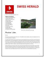 Swiss Herald September 2013 - Swiss Society of Vancouver
