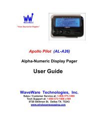 User Guide - Waveware Technologies